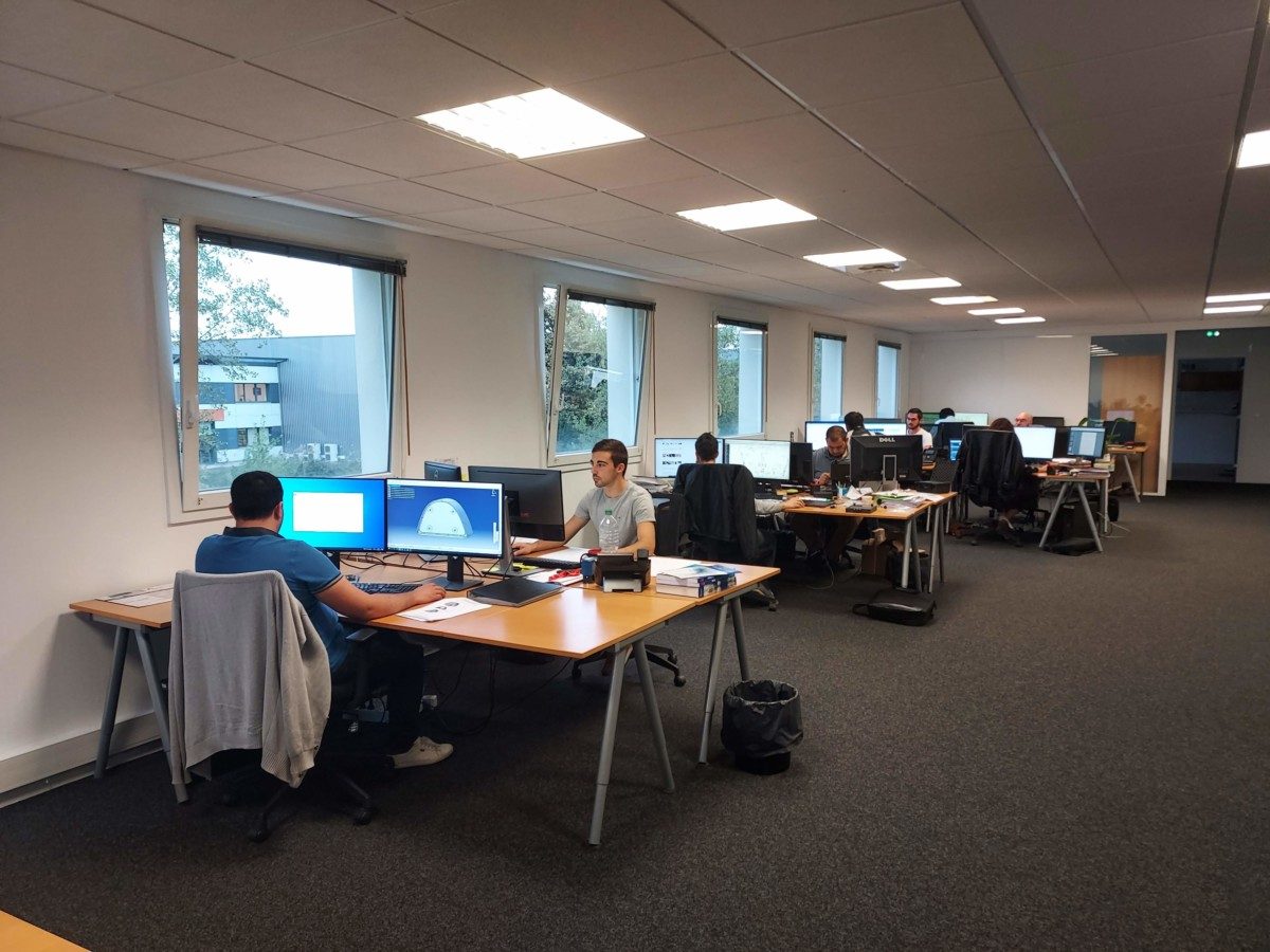 Open space nouveaux bureaux ametra